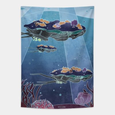 Reefback Leviathan Tapestry Official Subnautica Merch
