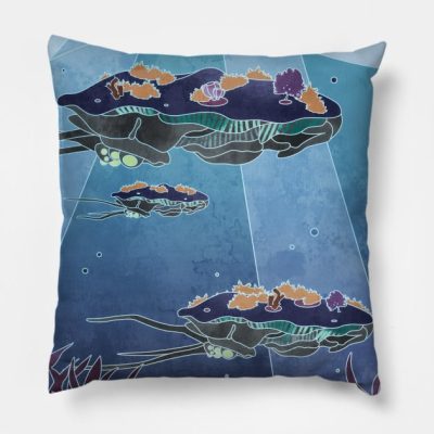 Reefback Leviathan Throw Pillow Official Subnautica Merch
