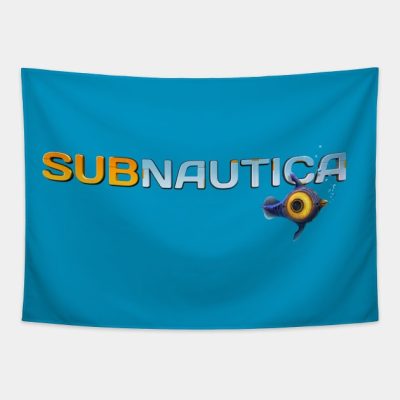 Subnautica Logo Tapestry Official Subnautica Merch