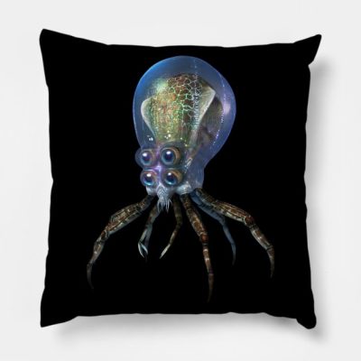 Crabsquid Throw Pillow Official Subnautica Merch