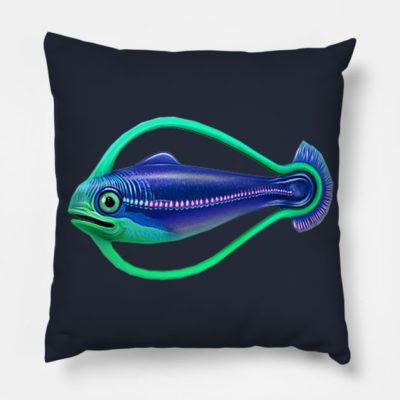 Hoop Fish Throw Pillow Official Subnautica Merch