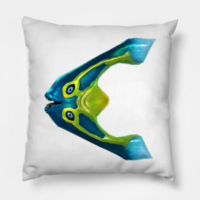 Boomerang Fish Throw Pillow Official Subnautica Merch