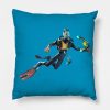 Diver Throw Pillow Official Subnautica Merch