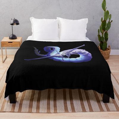 Ghost Leviathan Throw Blanket Official Subnautica Merch