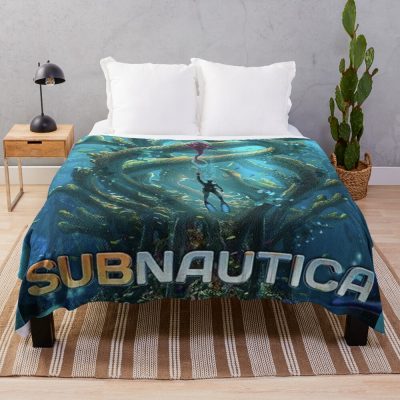 Subnautica Throw Blanket Official Subnautica Merch