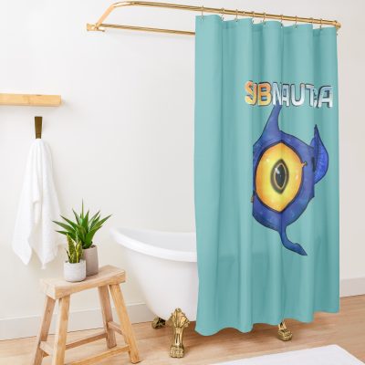 Peeper Shower Curtain Official Subnautica Merch