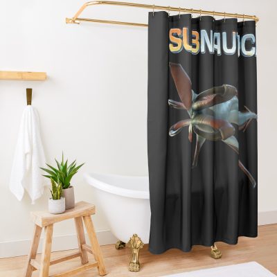 Subnautica - Reaper Leviathan Classic Shower Curtain Official Subnautica Merch