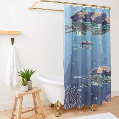 Reefback Leviathan Shower Curtain Official Subnautica Merch